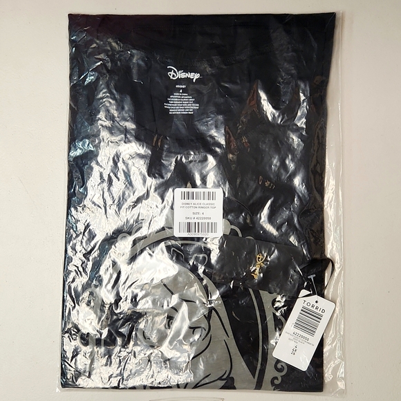 ❤️NWT VINTAGE TORRID TEE - DISNEY ALICE IN WONDERLAND CAMEO TOP - PLUS SIZE - Picture 8 of 14